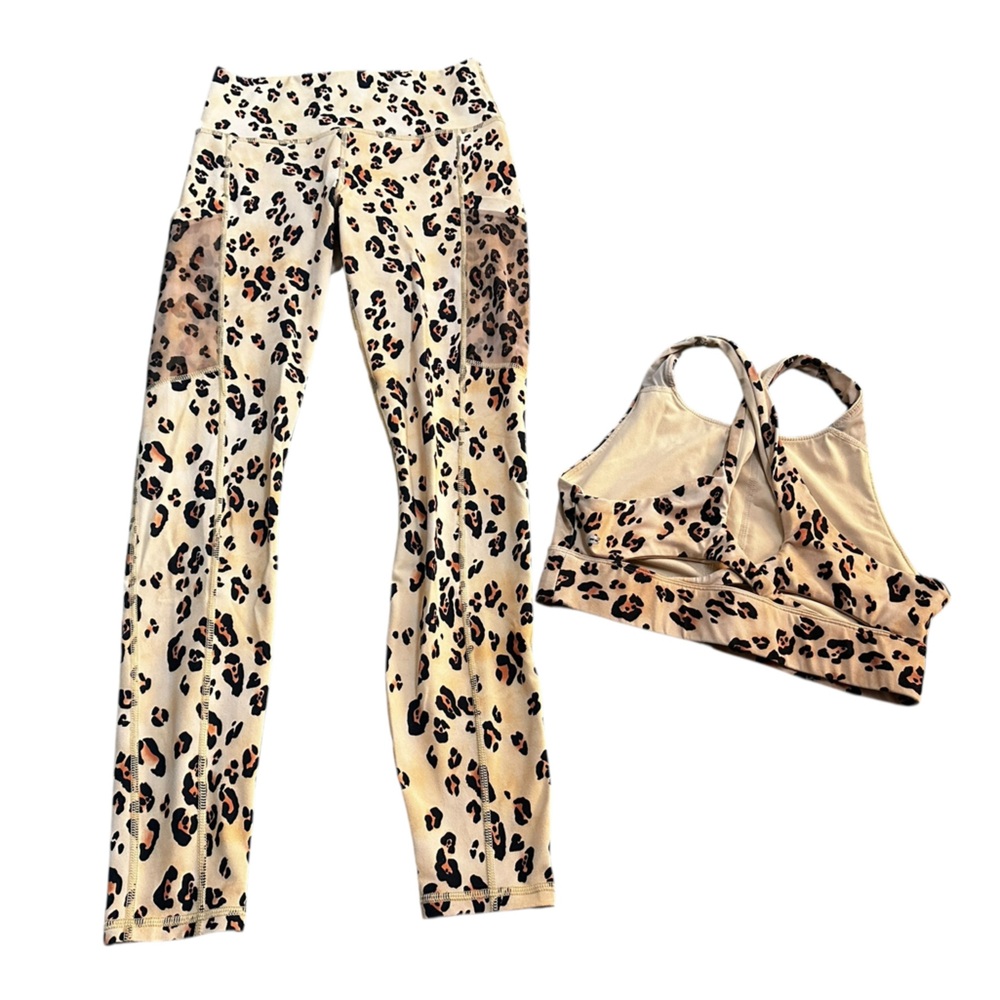 Fabletics, leopard print set, small/medium - Picture 13 of 13
